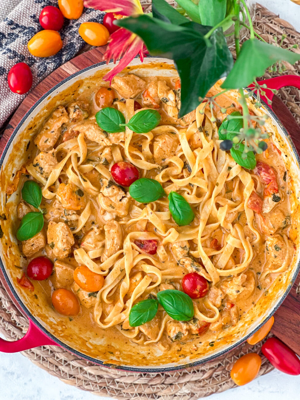 🍝 Pasta Pollo Piccante met Courgette