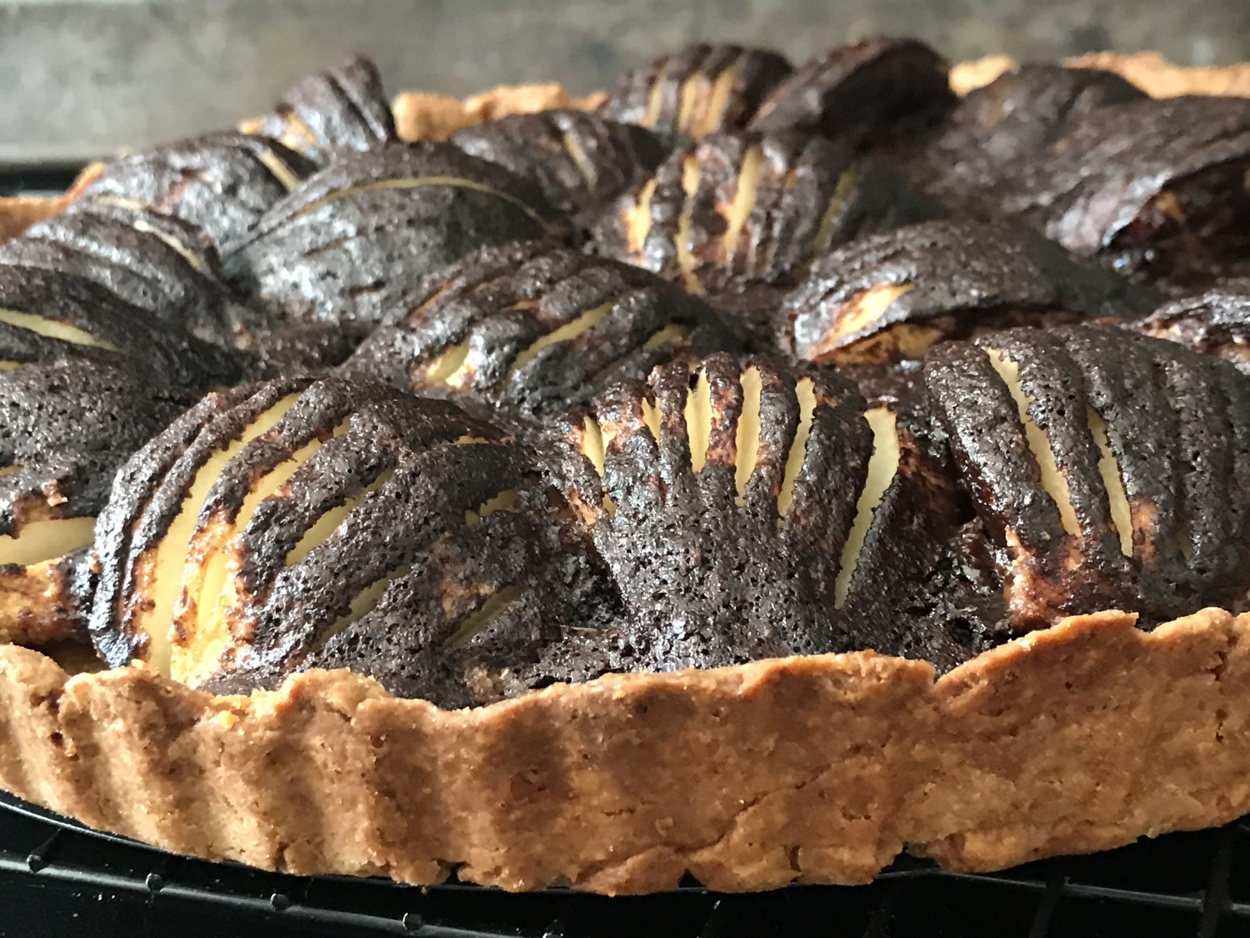 Peren-Chocolade-Taart